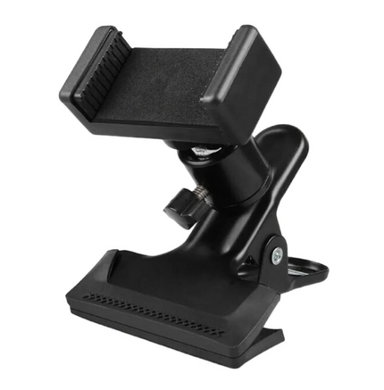Adjustable phone guitar clip stand for hands-free recording