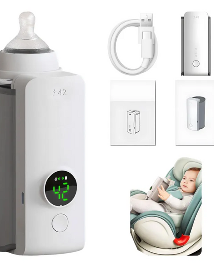 Portable Wireless Baby Bottle Warmer – USB Rechargeable