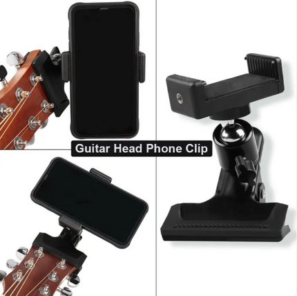 Phone Guitar Clip Stand – Universal Guitar Phone Holder