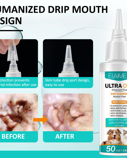 Pet Ear Cleaner 50ml – Gentle Dog & Cat Ear Solution