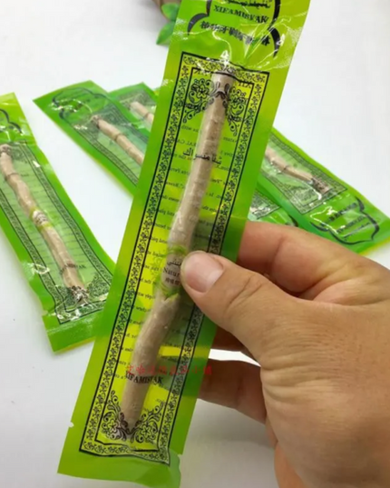 Natural wood miswak tooth cleaning stick