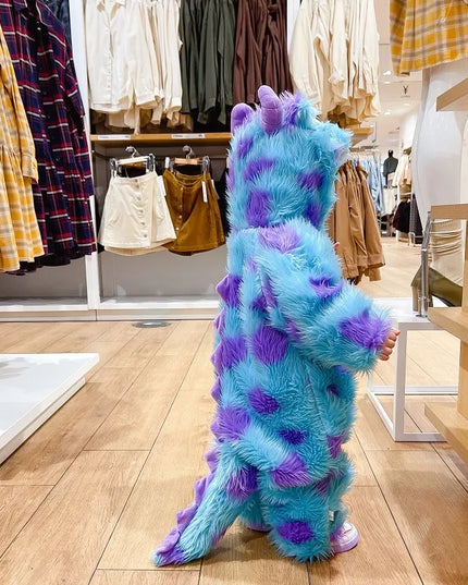 Cute Animal Baby Jumpsuit With Hooded Zipper
