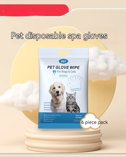 Pet Cleaning Gloves & Wipes – Grooming & Quick Clean Set