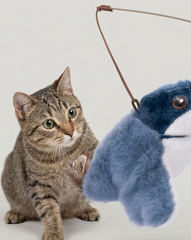 Flapping Bird Cat  Toy