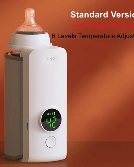 Portable Wireless Baby Bottle Warmer – USB Rechargeable
